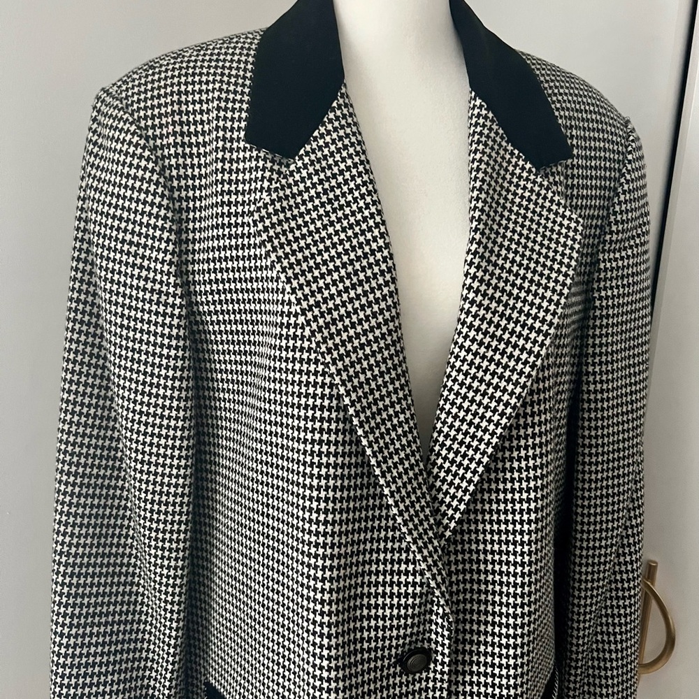 Checkered Blazer - image 3